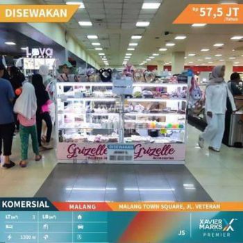 Stand Matos casual 4 sisi, nonfood (sebelahnya foodcourt) - Jl. Veteran -