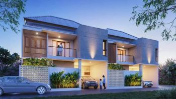 Villa Baru Modern SHM Dekat Pantai Sanur Bali