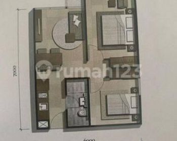 Di Jual 1 Unit Pollux Apartment Type 2 Bed