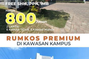 RUMAH KOS DEKAT KAMPUS AREA KOTA BATU FULL FURNITURE DAN BANGUNAN BARU