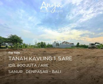 Tanah di Padang Galak Sanur, Denpasar SHM 150 m²