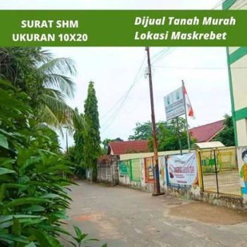 Dijual Tanah palembang Lokasi Maskrebet KM 10