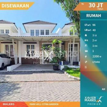 Rumah di Cluster Park Hill - Citra Garden , Buring - Malang