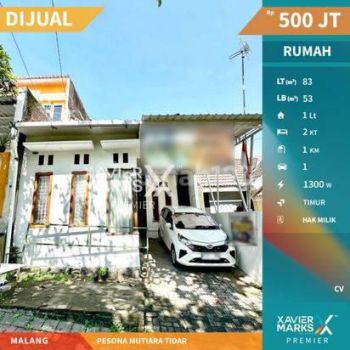 Rumah Minimalis Termurah di Pesona Mutiara Tidar Malang