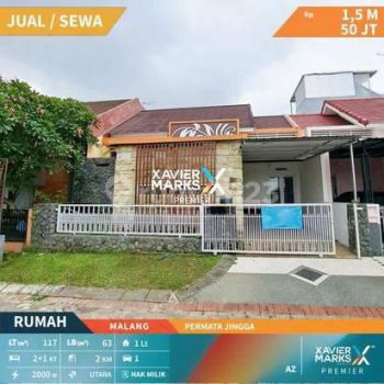 Rumah Terawat di Perumahan Permata Jingga - Malang