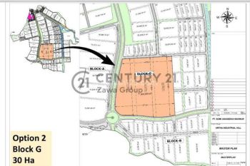 Dijual Tanah Zona Industri Lokasi Karawang Barat Jawa Barat