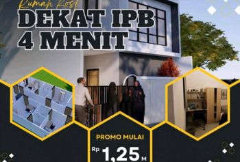 Dijual Kos Kosan IPB LT 77m² SHM 4 Menit Gerbang Utama 7 KT Fully Furnished