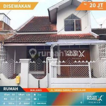 RUMAH 2 LANTAI DI JL. DANAU-DANAU SAWOJAJAR KEL. MADYOPURO KEC. KEDUNGKANDANG