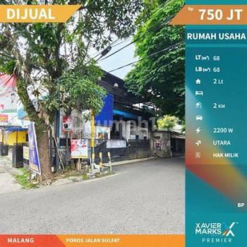 Ruang Usaha Lokasi Strategis di Poros Jalan Sulfat, Malang