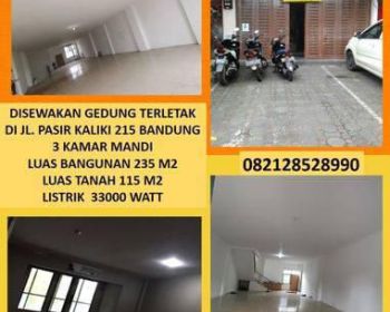 BANGUNAN 3 LANTAI RAMAI DI PUSAT KOTA BANDUNG