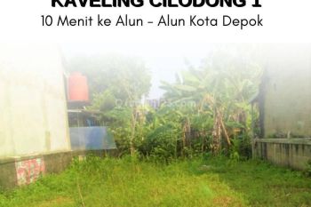 Dijual Tanah Kavling Shm, Dekat Setu Cilodong, Bisa Cicil 12x Tanpa Bu