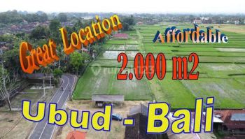 Murah 20 Are View Sawah Dan Gunung di Sukawati Ubud