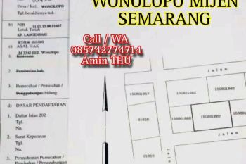 DI WONOLOPO MIJEN SEMARANG Masih ada Tanah Murah.. ini yg jual gak tau harga ???