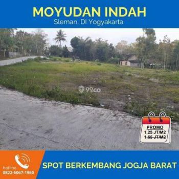Jual Tanah 100Jutaan Luas 120 m2 Dekat Jalan Godean
