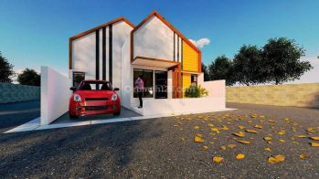 Rumah Indent Minimalis Modern di Lembang