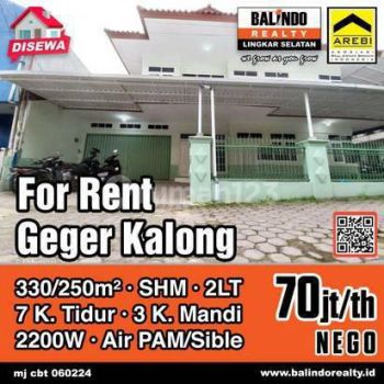 Sewa Rumah Furnished di Geger Kalong Setiabudi Bandung Utara