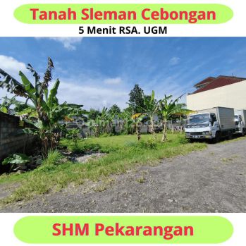 Tanah Sleman Cebongan Siap Bangun 7 Mnt Rsa Ugm SHM Pekarangan