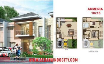 Rumah Pik 2 Tipe Armenia Brand New Hoek 13x15m2 Bangunan 10x15m2