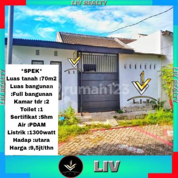 Dikontrakan rumah siap huni dan strategis.
