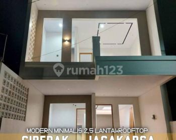 Mbv174 Rumah Modern Minimalis 2,5 Lt di M. Kahfi 1, Cipedak