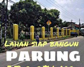 Tanah di jalan raya parung cocok untuk usaha ruko gudang rumah makan harga murah