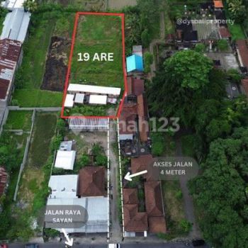 Ricefield View Land Unblock At Sayan Ubud