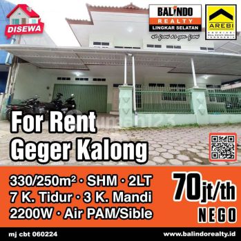 Sewa Rumah Furnished di Geger Kalong Setiabudi Bandung Utara
