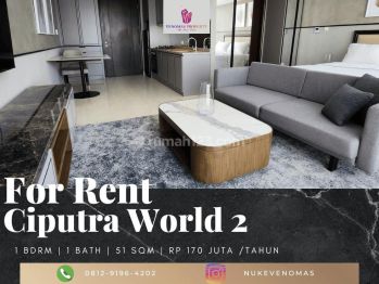 Disewakan Apartemen Ciputra World 2 Jakarta 1 Bedroom Furnished