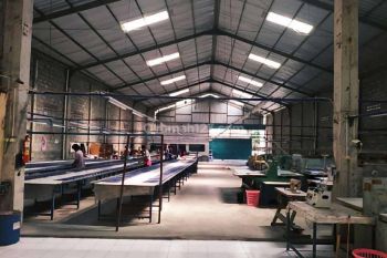 Gudang di bantul luas 950m bangunan 850m kontainer masuk