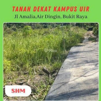 Tanah Dekat Kampus UIR,SHM: Cocok kos-kos an