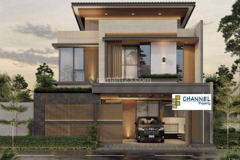 Rumah 2 lantai modern kontemporer Tropis di kencana Loka Bsd, an