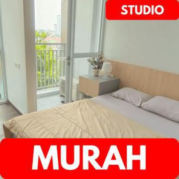 DISEWAKAN MURAH STUDIO FURNISHED ARANDRA RESIDENCE CEMPAKA PUTIH JAKARTA PUSAT