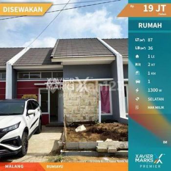 Rumah Minimalis, Terawat di depan Gor Ken Arok Kedung kandang, Bumiayu Dekat