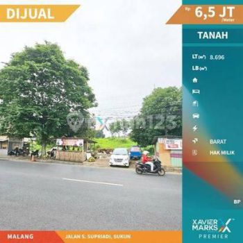 Tanah di Jalan S. Supriadi, Sukun, Malang Kota