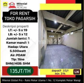 JARANG ADA RUANG USAHA DAERAH KOMERSIL