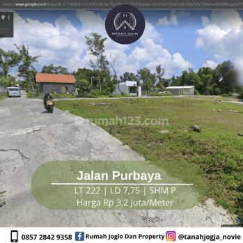 Kavling Jalan Purbaya Area Pemda Sleman Favorit Dekat Ke Sch