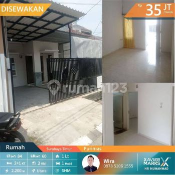 Rumah di Purimas cluster Kuta Paradise disewakan
