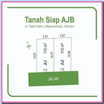 TANAH SIAP BANGUN DAN BALIK NAMA - DEKAT UNIV RESPATI KAMPUS 2 YOGYA