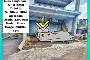 Disewakan ruko 2 lantai, sangat strategis buat usaha.