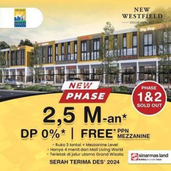 Ruko Strategis  3 Lantai + Mezzanine