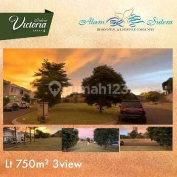 Kavling bagus 3view di Sutera victoria Alam Sutera Tangerang