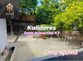 Jual Cepat Tanah Bangunan Luas 1706 Komersial Prepedan Kalideres