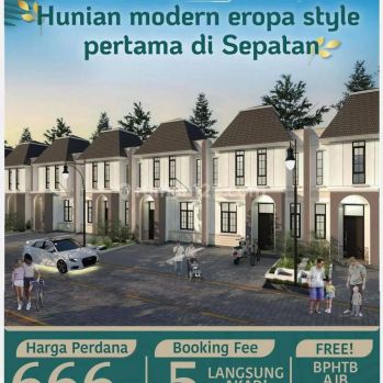 Sudirman townhouse gaya Eropa area bandara Soekarno Hatta