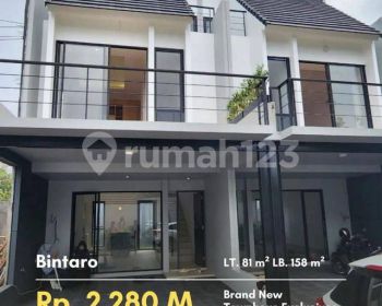 Dijual rumah baru Exclusive di bintaro siap huni