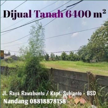 Dijual Tanah Lokasi Super Strategis dekat Stasiun Rawabuntu