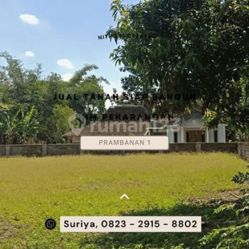 Tanah Jogja SHM Pekarangan Dekat Candi Prambanan Akses Mudah