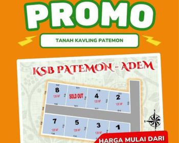 Jual Tanah Strategis di Patemon-UNNES Luas 120 m² SHM ready