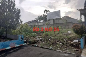 DIJUAL SEBIDANG TANAH DI PERUMAHAN KEBUN RAYA RESIDENC CLUSTER EDDENPARK BLOK ED