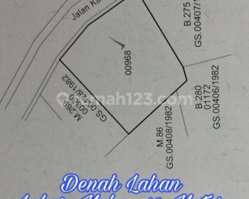 Tanah kavling 232 m2 bonus Rumah setiabudi jakarta selatan