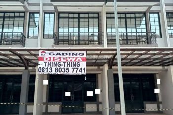 Disewakan Ruko Siap Pakai Bagus di Gading Soho Japan Sedayu City , Bisa Nego